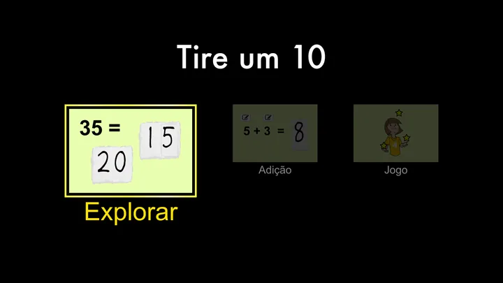 Tela da simulação Faz um 10